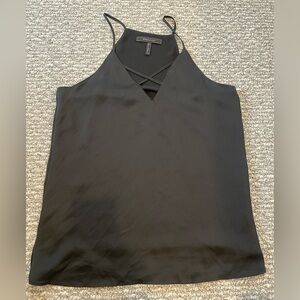 BCBGMaxAzria Black Sleeveless Backless Camisole
